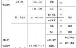 藝考有哪些科目(藝考包括哪些)